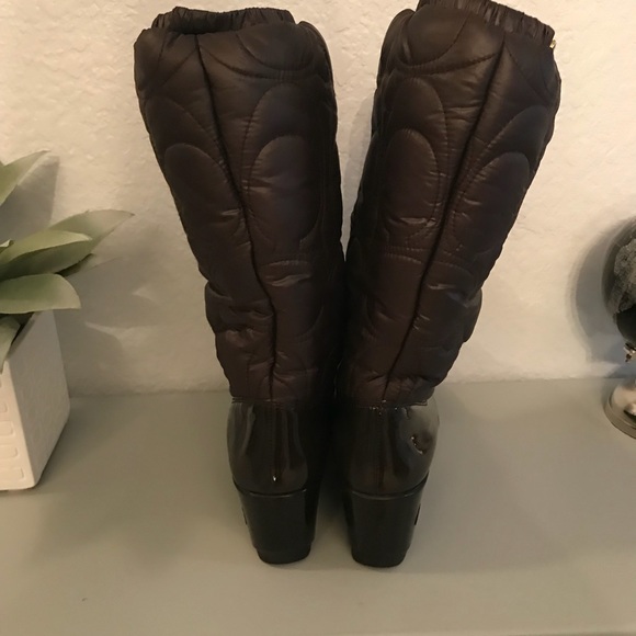 Never Been Worn Brown Coach Winter Boots - Picture 3 of 8
